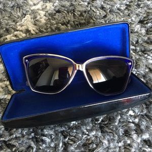 Rebecca Minkoff x Shane Baum Blue Perry Sunglasses